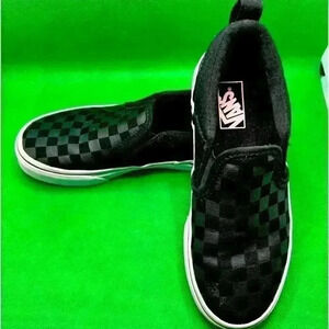 Youth Vans size 1 Classic Slip-On Checkerboard Sneakers/Skate shoe